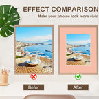 15 Pack 20x16 Picture Mats, Mixed Colors Frame Mattes for 11x14 Pictures Photo Frame Mat Core Bevel Cut Mat Board Show Kit for Photos, Prints, Artworks