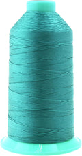 Mandala Crafts Bonded Nylon Thread Turquoise Heavy Duty Sewing Threads - 1250 YDs Size 138 420D T135 Tex 135 Thread for Leather Jeans Weaving Outdoor Marine Upholstery Threads