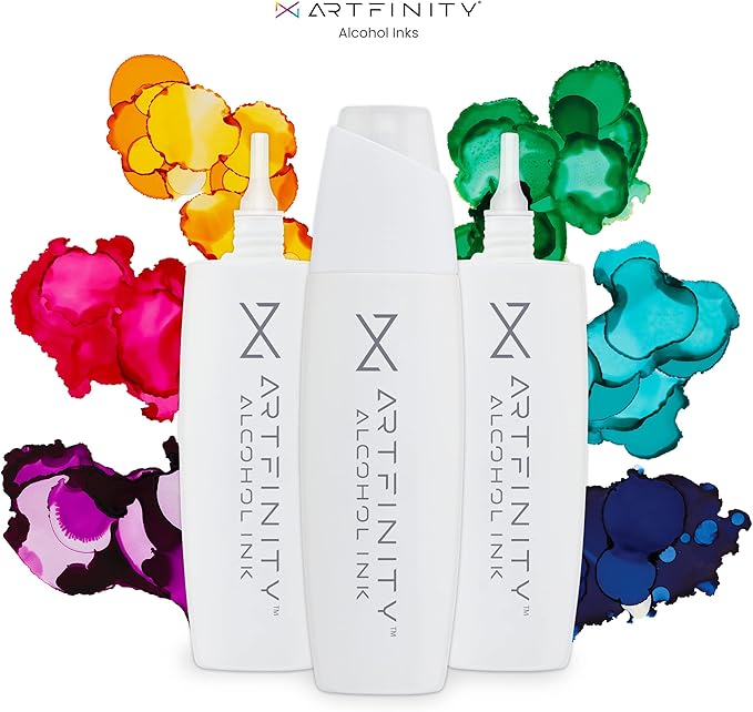 Alcohol Inks 3 Pack - Vibrant, Professional, Dye-Based Alcohol Inks for Artfinity Alcohol Markers, Artists, Drawing, & More! - Ultramarine B4-7