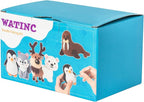 WATINC Needle Felting Kit - 5 Set Unique Different Cute Doll Wool Felt Needle Tools Foam Pad Instruction, DIY Home Decoration Craft Party Supplies for Art Work Starter Beginners (Polar Animal)