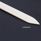 VENCINK Large Genuine Bone Folder Origami Craft Paper Creaser Crafting Folding Scoring Burnishing Creasing Scrapbooking Tools for Beginner DIY Bookbinding Supplies Leather Origami Paper Crafts