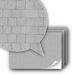 3 Sheets Self-Adhesive Decorative Film Paving Stones and Surfaces for Model Making in Scale 1:87 Scale H0 (UK: 3.5 mm Scale) (Paving Slabs)