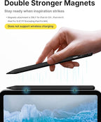 Metapen Pencil A8 for Apple iPad 2018-2025, (2X Faster Charge), Tilt Sensitivity, Pixel Precision, Stylus Pen for iPad 11/10/9/8/7/6th Gen, Pro 12.9/11/13-inch M4, Air 3/4/5/M2/M3, Mini 5/6th, Black