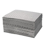 FlashDry - Universal Spill Absorbent Pads (100 Pads per Container) | 17.5” x 13.5” x 2mm Oil and All Purpose Premium Liquid Pads Packed in a Convenient Sturdy Dispensing Box (1)
