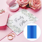 PATIKIL 11.7x8.3" Hot Stamping Foil Paper Sheet, 20 Sheets A4 Heat Transfer Hot Stamping Paper Foil for Leather DIY Logo Decor Craft Gift Package Scrapbook Card, Blue