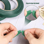 Prudiut 3 Roll Green Floral Tape Waterproof Florist Tape, 1/2" Wide Flower Wrap Tape Floral Tape for Fresh Flower Bouquet Wrap Flower Arrangements Crafts (100Ft/33Yd)