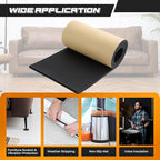 NATGAI Sponge Neoprene with Adhesive Foam Rubber Sheet 1/2” Thick X 12” Wide X 54” Long, Cut to Multiple Dimensions and Lengths - DIY, Gaskets, Cosplay, Costume, Crafts