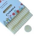 30 Pieces 7mm Sealing Wax Sticks for Glue Gun,PORXFLY Mini Wax Seal Sticks Great for Seals Stamp,Cards Envelopes,Wedding Invitations,Gift Wrapping,Wine Packages (Translucent White)