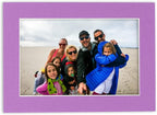 5x7 Mat for 8.5x11 Frame - Precut Mat Board Acid-Free Show Kit with Backing Board, and Clear Bags Dark Purple 5x7 Photo Matte Made to Fit a 8.5x11 Picture Frame Matboard for Framing, Pack of 1 Mat