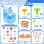cosone Arts and Crafts Kits for Kids Age 3-12, Fabric Flower Bouquets Toys, DIY Craft Kits Toys for Kids, Ideal Gifts for Preschool Girls, Educational Handmade Frozen Toy for Girls Ages 3 4 5 6 7 8 9
