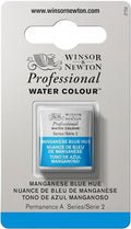 Winsor & Newton Professional Water Colour Paint, Half Pan, Manganese Blue Hue