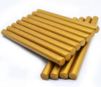 Brass Gold Glue Gun Sealing Wax Sticks - Pack of 12 - Making Wax Seals for Letter Thanks Card Envelope, Wedding or Event Party Invitation, Gift Wrapping