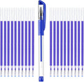 iNee Heat Erasable Fabric Pen with 20 Refills for Tailors Sewing, Quilting adn Crafts, Dressmaking Disappearing Ink, Blue