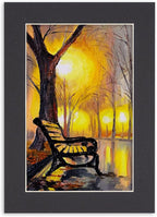 Poster Palooza 8.5x11 Mat Bevel Cut for 7x9 Photos - Acid Free Black Precut Matboard - For Pictures, Photos, Framing - 4-ply Thickness
