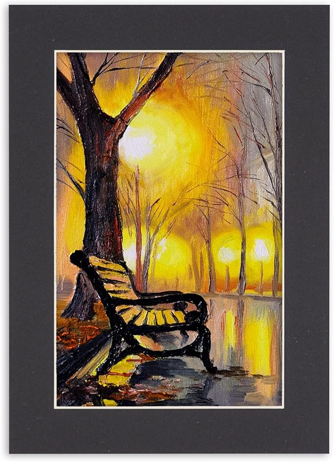 5x7 Mat for 8.5x11 Frame - Precut Mat Board Acid-Free Black 5x7 Photo Matte Made to Fit a 8.5x11 Picture Frame, Premium Matboard for Family Photos, Show Kits, Art, Picture Framing, Pack of 1 Mat