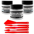Ranger Texture Paste Set – Includes Opaque, Transparent Gloss, and Transparent Matte Texture Pastes with 5 Pixiss Spreader Tools for Crafting, Mixed Media, and Scrapbooking