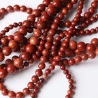 32PCS 12MM Red Jasper Stone Beads Round Loose for Jewelry Making DIY Energy Healing Power Bracelet 15"