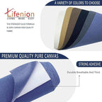 Canvas Repair Patch, 17X79 Inch Strong Sticky Fabric Repair Tape, Self-Adhesive Fabric Patch for Sofas, Tote Bags, Clothing, Car Seats, Furniture (Dark Blue, 17X79 Inch)