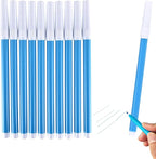10 PCS Blue Washable Fabric Markers for Sewing,Erasable Fabric Marking Sewing Pens for Quilting Embroidery Dressmaking (10)