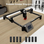 Longer 8Pcs Laser Engraver Raiser Laser RAY5 Engraver and Cutter Machine, Laser Engraving Machine Riser