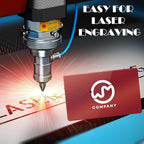 weparmeety 100 Pcs Metal Engraving Blanks Aluminum Sheet Laser Engraving Business Card Multipurpose Engraving DIY Gift Cards 86 x 54 x 0.21 mm (Red)
