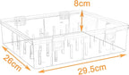 New brothread Tall and Clear Storage Box/Organizer for Holding 30 Spools Home Embroidery & Cotton Thread Spool Compatible with Tall Thread Spool from Isacord/Floriani/Madeira/Glide/RA/ConnectingThread