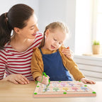 Magnetic Color and Number Maze, Montessori Wooden Magnet Puzzle Game Board for Toddlers, Learning & Education Toys for Preschoolers, Fine Motor Skills Toys for Boys Girls 3-5 Years Old