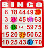 Magnetic Bingo Wand with Chips,6-Pack& 600 Metal Chips, 6 Color Metal Chips-for Large Group Games,Family Game Night, Sensory Bins,Counting and Sorting,Science& Educational Activities