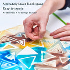 2Pcs Masking Fluid for Watercolor Painting with a Paintbrush and Eraser - Art Masking Fluid Pen Watercolor Medium Art Supplies for Artists - 60ml Blue+60ml White