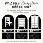 Chalky Chicks All-in-One Chalk Paint for Furniture or Cabinet - 32 Fl Oz - Matte Finish Buttermilk (White) for Metal, Wood Furniture Paint - No Sanding All-in-One for Home Decor & Crafts, USA Made