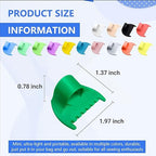 5mm Seam Guide for Hand Sewing Edge Lockranding Tool 5 PCS Set for Leather/Fabric/Craft Sew, White