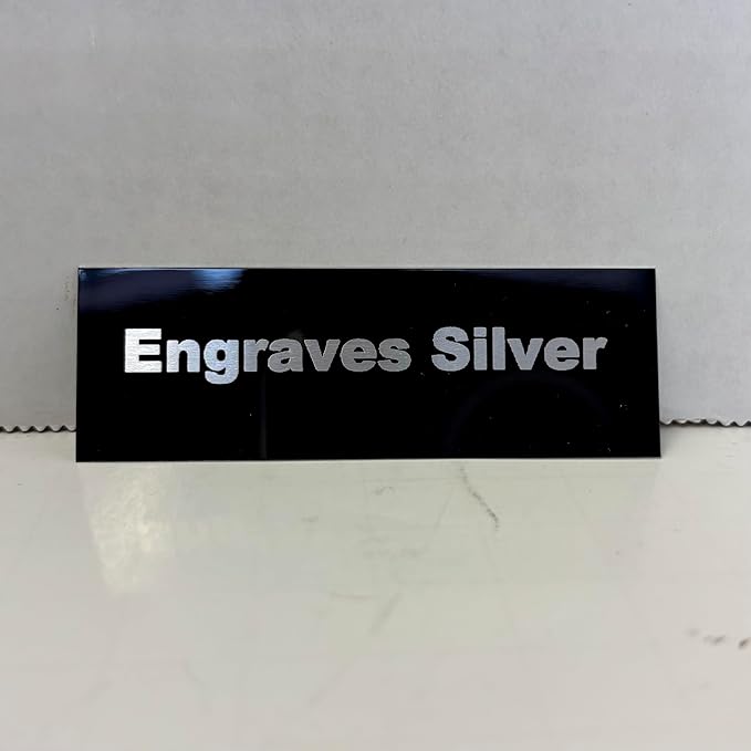 Blank Metal Plates for Laser Engraving - 4 Pack | Aluminum Sheets 0.020" Thick | CO2, Diode, Fiber Laser Compatible | Multiple Sizes & Colors (Black (engraves silver), 12x24 inch)