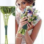 6 Roll Floral Tape 1/2inch Flower Tape Dark Green, Floral Tapes for Bouquet Stem Wrapping and Floral Crafts, Wedding Bouquet