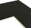 Craig Frames B404 Pre-Cut Mat Board for 12x18 Print, 16x22, Textured Black