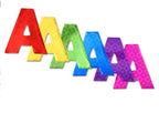 ArtSkills 2.5" Poster Letters and Numbers, A-Z and 0-9, Assorted, Holographic Colors, 228-Count (PA-1444) (Pack of 2)