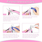 Toolour Jewelry Pliers Set Jeweler Making Tools for Adults,11pcs Professional Jewelry Pliers Tool Kit with Jewellery Making Supplies for DIY Beading Crafting Crimping Cutting Repair