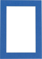 6x8 Mat for 8x10 Frame - Precut Mat Board Acid-Free Show Kit with Backing Board, and Clear Bags Royal Blue 6x8 Photo Matte Made to Fit a 8x10 Picture Frame Matboard for Framing, Pack of 1 Mat
