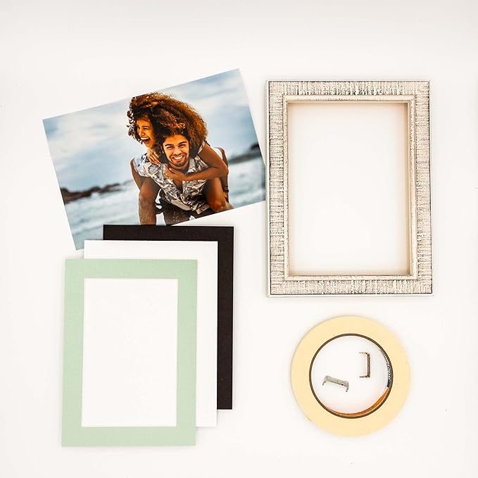 6x8 Mat for 8x10 Frame - Precut Mat Board Acid-Free Honeydew Green 6x8 Photo Matte Made to Fit a 8x10 Picture Frame, Premium Matboard for Family Photos, Show Kits, Art, Picture Framing, Pack of 1 Mat