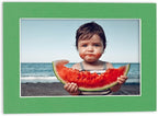 6x8 Mat for 8x10 Frame - Precut Mat Board Acid-Free Show Kit with Backing Board, and Clear Bags Bright Green 6x8 Photo Matte Made to Fit a 8x10 Picture Frame Matboard for Framing, Pack of 100 Mats