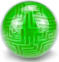 YongnKids Amaze 3D Memory Sequential Maze Ball Puzzle Toy Gifts for Kids Adults - Challenges Game Lover Tiny Balls Brain Teasers Game (Green)