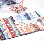 Origami Paper Kit 50 Sheets 70GSM 6 Inch Square Double Sided Color 50 Vivid Japanese Washi Chiyo Colors for Hand Crafts Origami Paper Arts Creativity.Winter