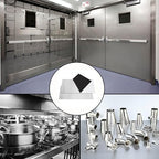 2Pcs 304 Stainless Steel Sheets Metal 6" x 12" x 1/32" Inch 304 Stainless Steel Plates 20 Gauge(0.8MM) Stainless Steel Shim Stock Plates Metal Sheets for Crafting, Stovetop, Snow Frosted Surface