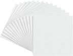 Arteza Canvas Boards for Painting, Pack of 14, 12 x 12 Inches, Square Blank Canvas Panels, 100% Cotton, 12.3 oz Gesso-Primed, Art Supplies for Acrylic Pouring and Oil Painting