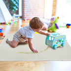 MEYOR Montessori Accessories Edged Rug Children Playing Mat 23.6"x31.5"Classroom Working Rug (Medium)