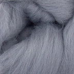 Revolution Fibers Merino Wool Roving | Premium Combed Wool Top | 22 Micron, Perfect for Felting Projects, Spinning, Wall Hangings and Tapestry (Ash)