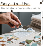 40" X 76" Mosaic Mesh for Back Mounted Tile 21 Square Feet Fiberglass Mosaic Mesh Backing Boast for Tile Installation Supplies Tools