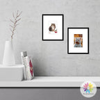 Mat Board Center, Pack of 20, 8x10 for 4x6 White Photo Picture Mats - Acid Free, 4-ply Thickness, White Core - for Pictures, Photos, Framing