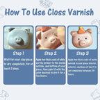 Air Dry Clay Glaze, Clay Varnish for Air Drying Clay, Clear Acrylic Varnish for Craft Pottery Waterproof & Gloss Finish