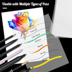 Tracing Paper 8.5x11 inch, 112 Sheets Transparent Vellum Paper for Tracing Pads, Translucent Tracing Paper for Pencil, Marker and Ink - Trace Images, Sketch, Preliminary Drawing, Overlays, Black