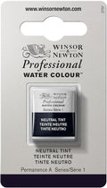 Winsor & Newton Professional Watercolor, Half Pan, Neutral Tint